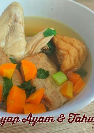 Foto resep Sup Sayap Ayam & Tahu Bakso