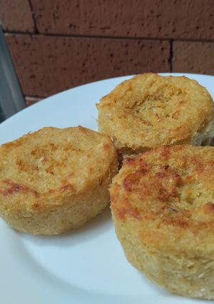 Una foto de Mini panes🥮 de maíz🌽 y queso🧀