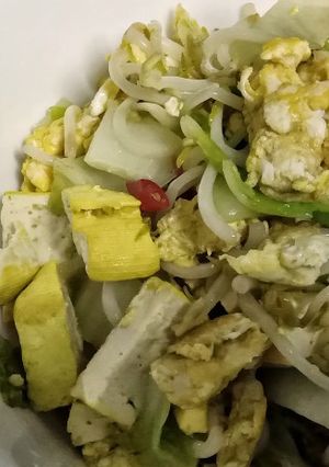 Foto resep Oseng Tahu Tauge Telur Sayur