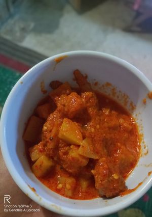 Foto resep Sambal goreng kentang (+ ceker & telur puyuh)