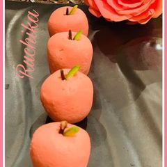 Paneer Apple or sandesh Apple A picture of Paneer Apple or sandesh Apple.