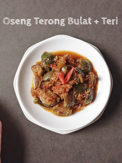 Foto resep Oseng Terong Bulat + Teri Medan