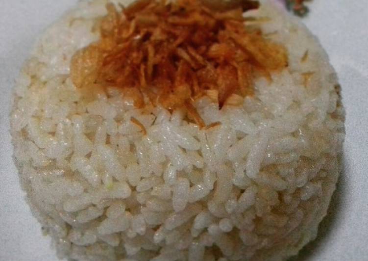 Resep Nasi uduk tanpa santan bumbu rempah mejicom Anti Gagal
