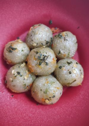 Foto resep Cilok Kenyal isi ayam - frozen food, Goreng & Kukus