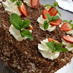 Mint chocolate cake A picture of Mint chocolate cake.