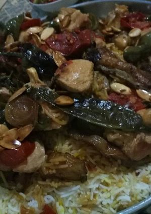 صورة لوصفة مقلوبة باذنجان