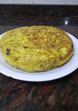 Una foto de Tortilla de papa sin freír ni hervir