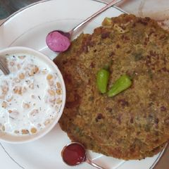 A picture of Bread Gujrati thepla.