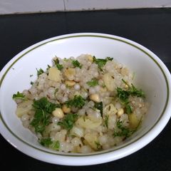 A picture of Sabudana khichdi.