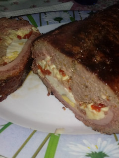 Una foto de Pan de Carne relleno