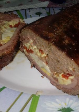 Una foto de Pan de Carne relleno