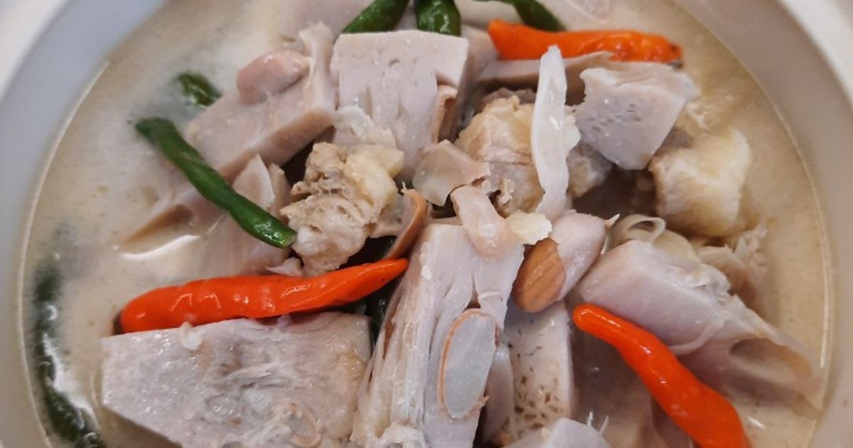 Gulai Putih Nangka Muda Kacang Panjang
