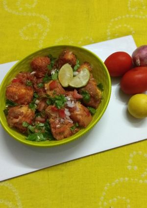 A picture of Masala pav.