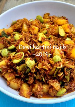 Foto resep Sambel goreng rebon pete