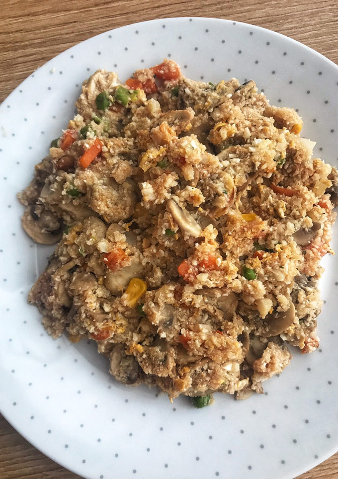 Una foto de Falso arroz de coliflor 🍚