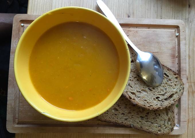 Einfache Kürbissuppe
