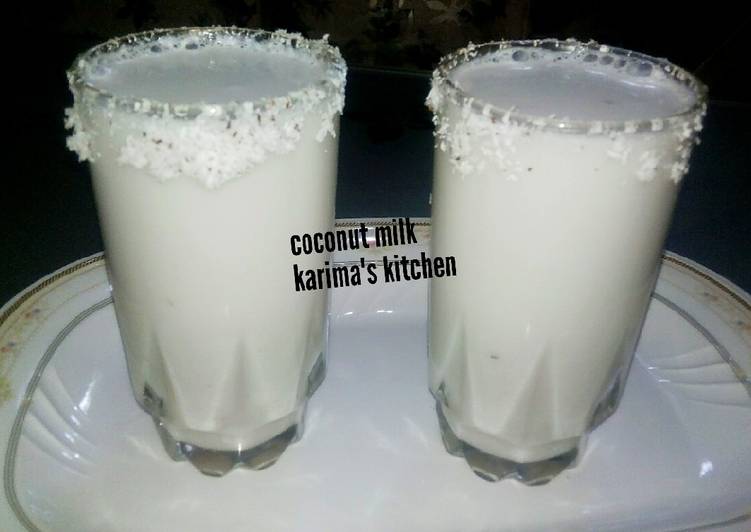 Recipe of Super Quick Homemade Coconut milk