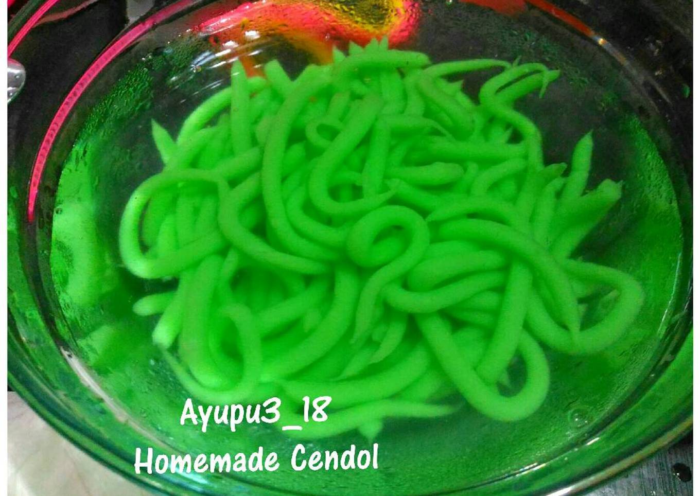 Homemade Cendol
