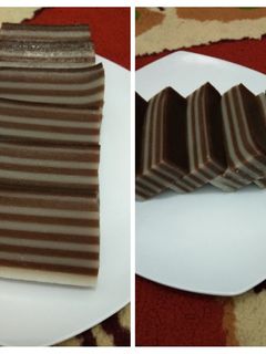 Foto resep Kue lapis tepung beras dan kanji