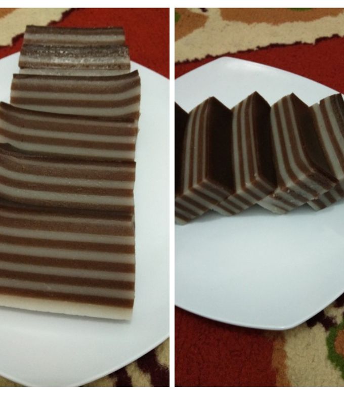 Foto resep Kue lapis tepung beras dan kanji