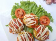 Gambar pizza mini bulat