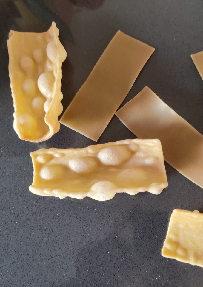 Una foto de Cortezas de trigo en Freidora de aire, palomitas