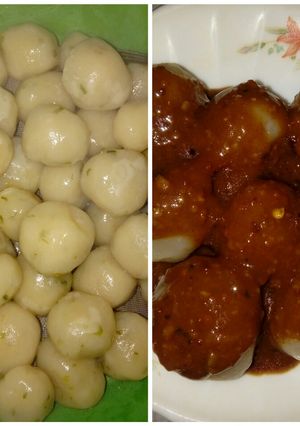 Foto resep Cilok bumbu pecel
