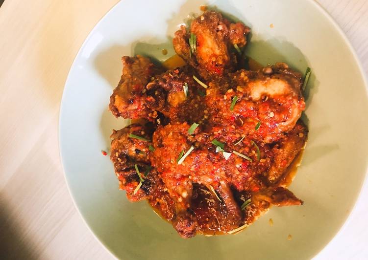 Ayam ala giska (boleh balado boleh saus pedas manis) apa ajadeh ya