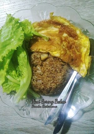 Foto resep Nasi Goreng Bakso (Bumbu Sederhana)