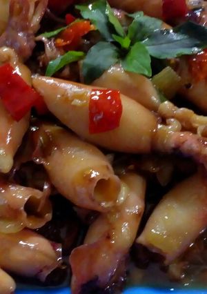 Foto resep Oseng ikan asin cumi sotong