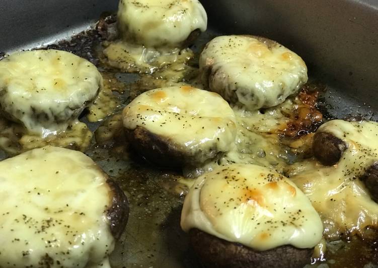 How to Prepare Quick Simple Stuffed Portobellos