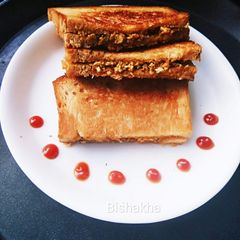A picture of Paneer Cheese Corn Sandwich.