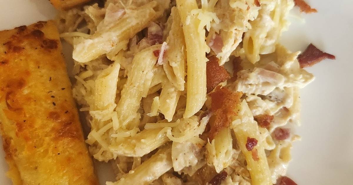 Chicken Bacon Ranch Penne Pasta Recipe by cindybear - Cookpad