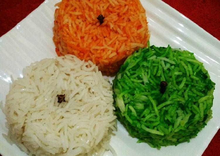 Easiest Way to Make Speedy Tricolour zafrani rice