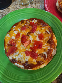 A picture of Vegetarian Mexican Pizza.