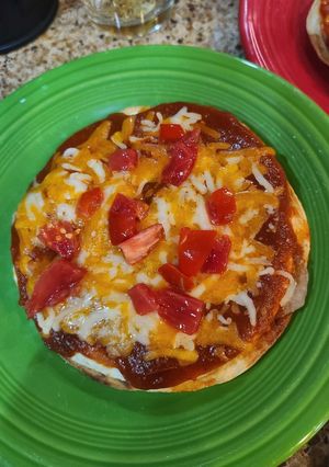 A picture of Vegetarian Mexican Pizza.