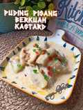 Puding Pisang Sos Kastard