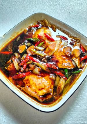 Foto resep Telur ceplok kuah kecap