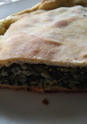 Una foto de Pascualina saludable de espinaca y arroz