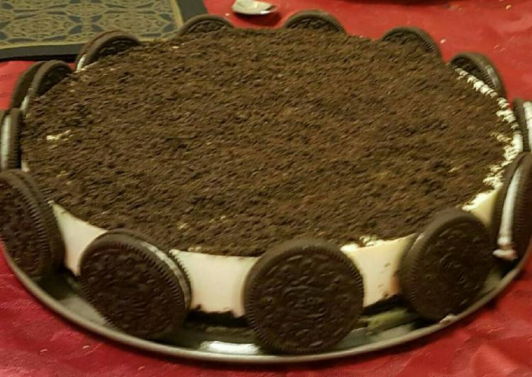 Tarta de galletas Oreo