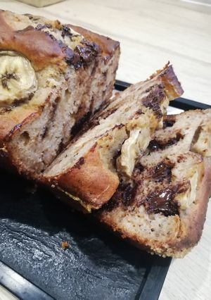 Une photo de Banana bread healthy et SSA aux dattes 🍌