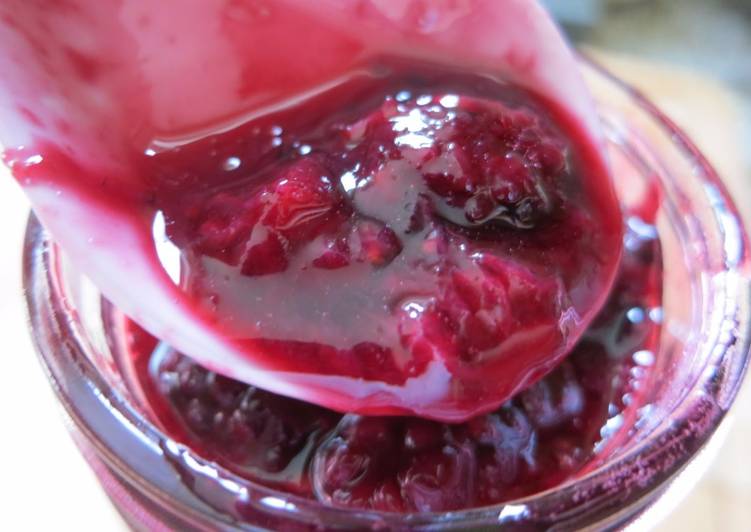 How to Make Quick Blackberry Strawberry Compote
