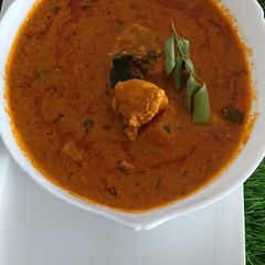 Coconut chicken curry kerala style A picture of Coconut chicken curry kerala style.
