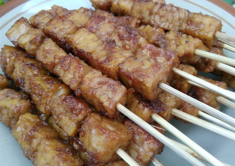 Langkah Mudah untuk Membuat Sate tempe, Enak