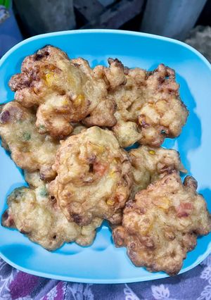 Foto resep Bakwan jagung pelangi