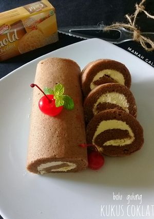 Foto resep Bolu gulung kukus coklat