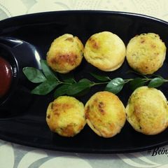 A picture of Aloo Bonda.