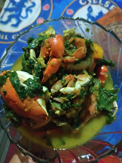 Foto resep Gulai kepiting daun singkong dan tempe pedas