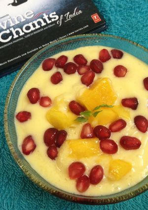 A picture of Mango Yogurt cups.