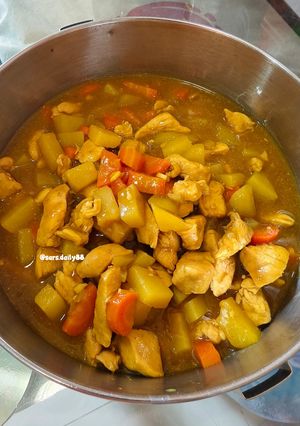 Foto resep Ayam Kari Jepang (Bumbu Instant) Ala Me🥰